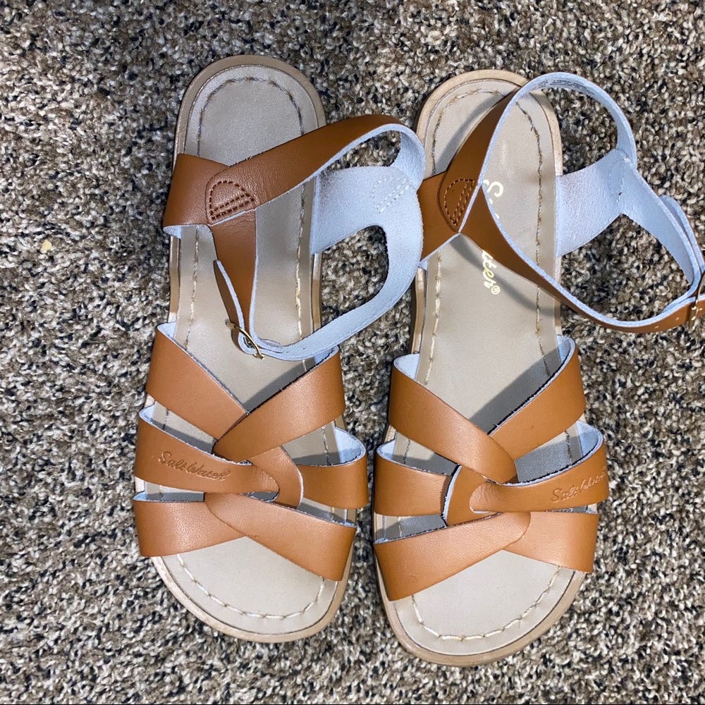 Woman’s salt water sandals